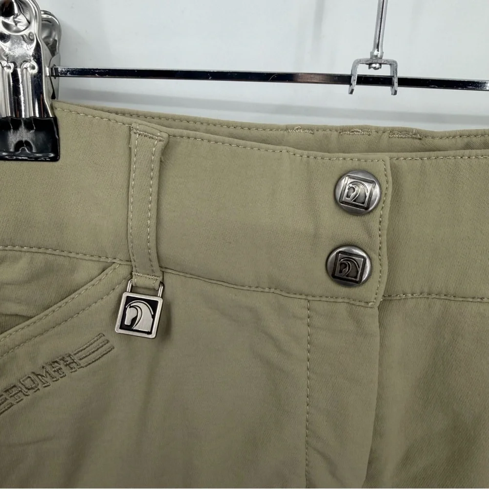 Romfh Sarafina knee patch breeches in beige tan color sz 16‎